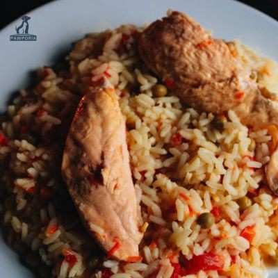 homemade chicken rice for dogs